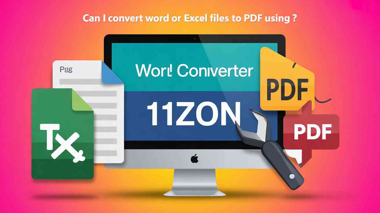 Can I Convert Word or Excel Files to PDF Using 11ZON?