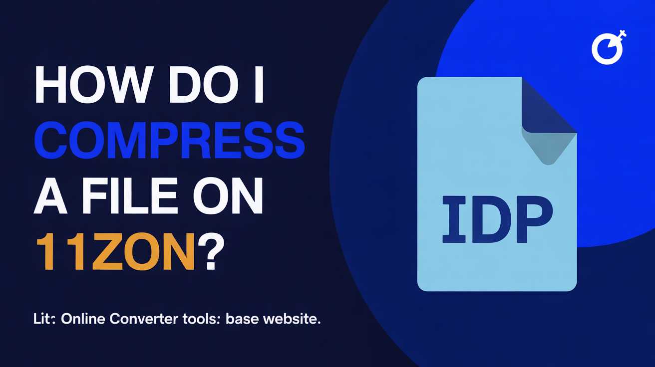 How do I compress a file on 11zon